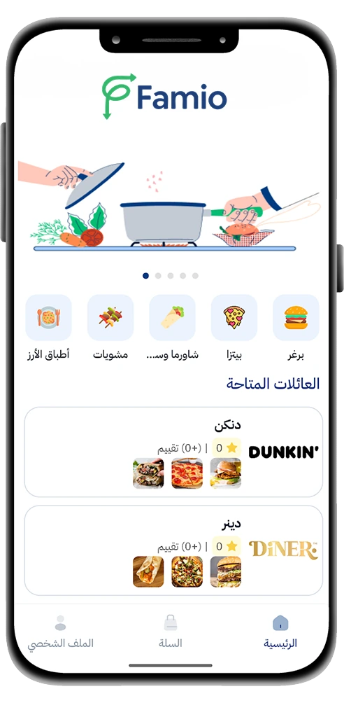 تطبيق فاميو بيزنس للأسر المنتجة